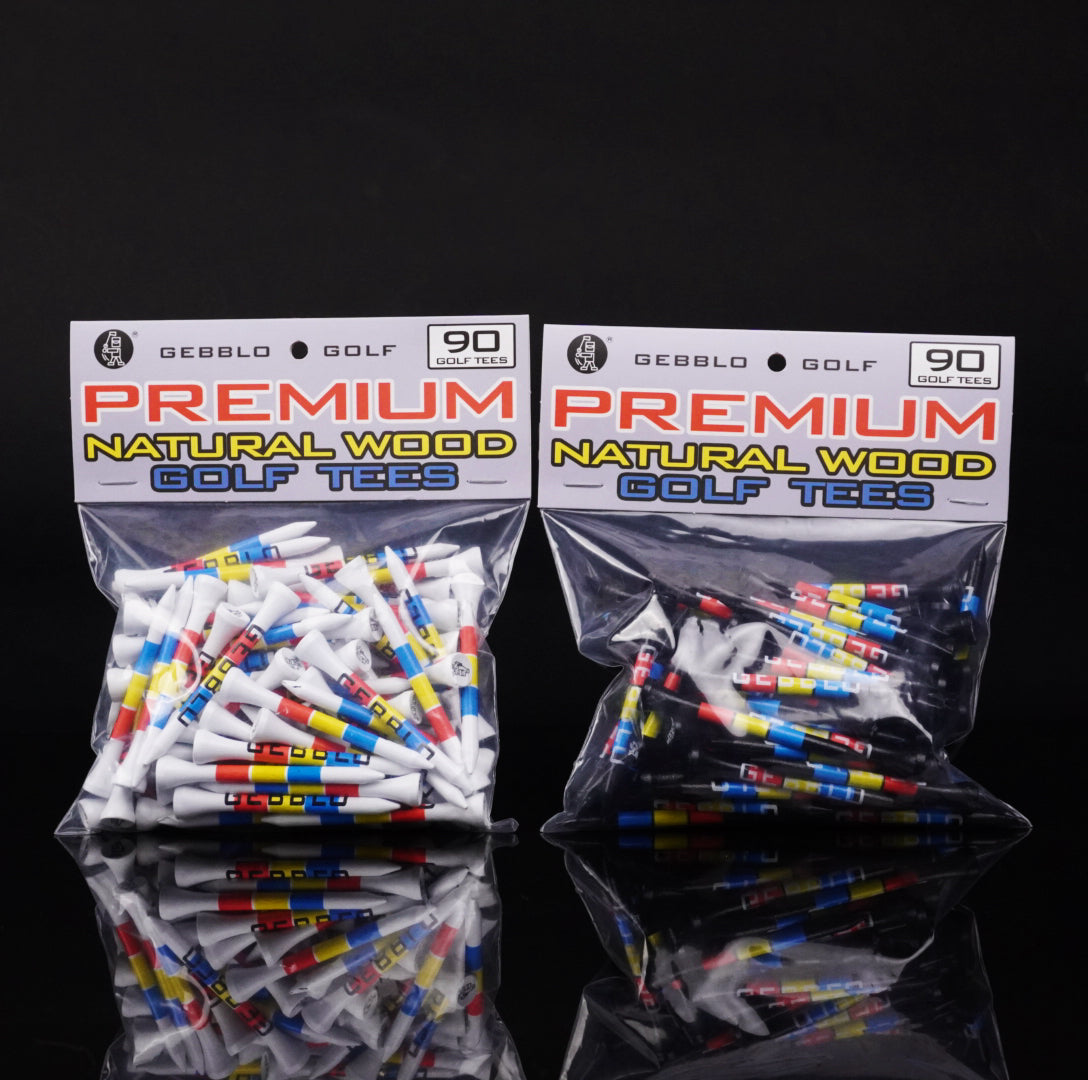 premium natural wood golf tees