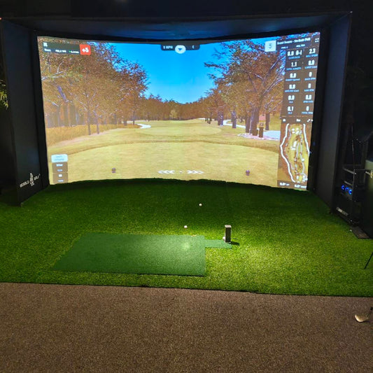 GEBBLO G-Curve Golf Simulator Enclosure