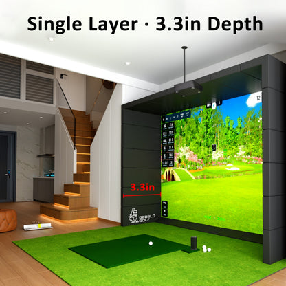 GEBBLO G-Block Golf Simulator Enclosure